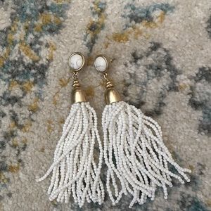 Stella Dot Gita Tassel Earrings new in box
